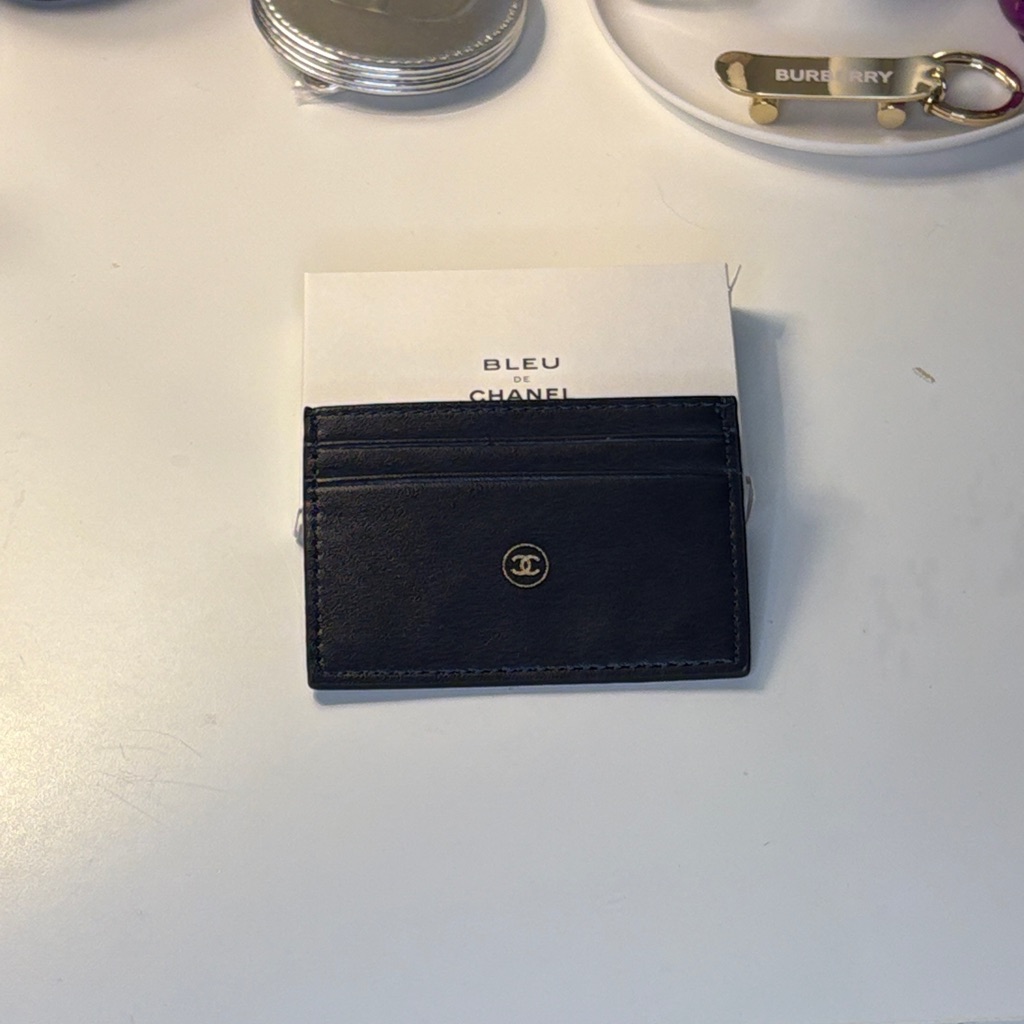 Chanel Navy Blue Card Holder Gwp Chanel Navy Blue Card Holder Gwp